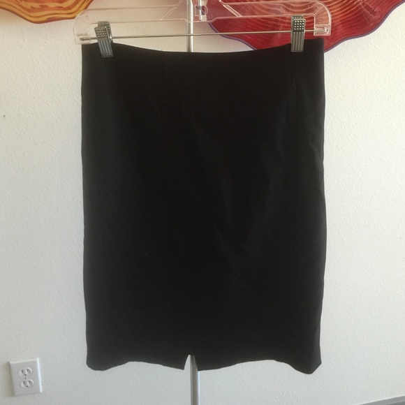 Black pencil skirt