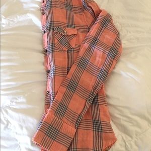 American eagle women's flannel, size 4, NWOT
