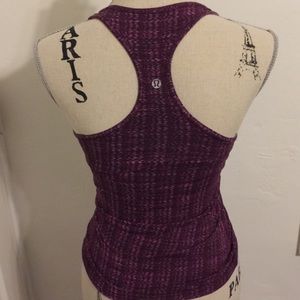 Purple Lululemon Heathered Tank