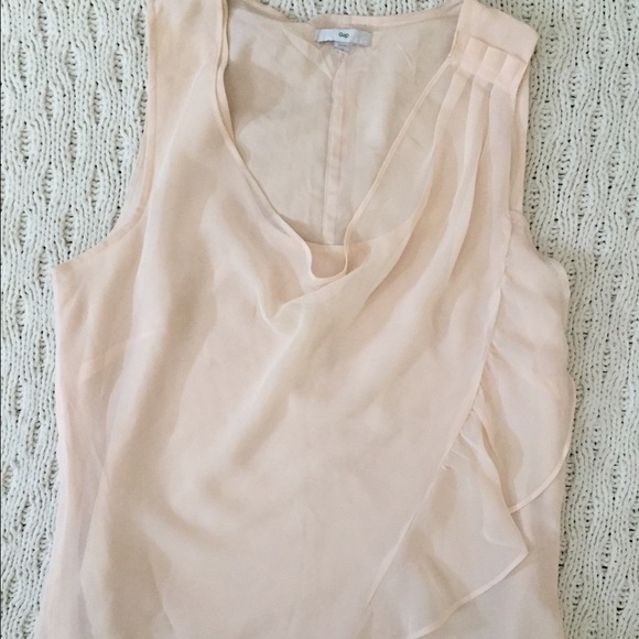 Side swept ruffle blouse