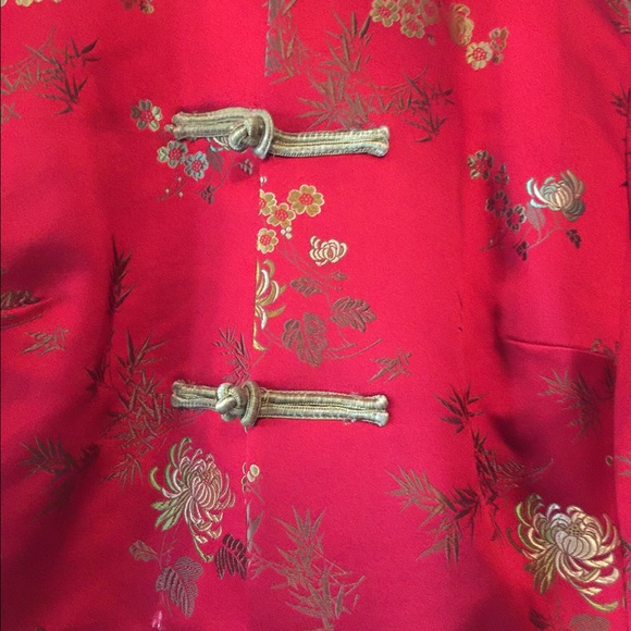 Danel & Rebecca Red embroidered Jacket. - Picture 2 of 3
