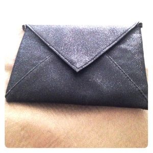 Black Glitter Clutch