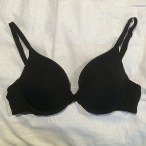 PINK Victoria's Secret black push-up bra