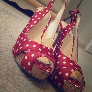 Polka Dot Guess Heels