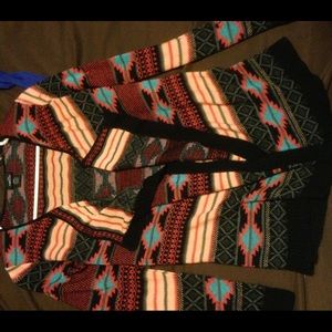 Aztec cardigan!