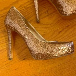 BCBG Generation Gold Heels