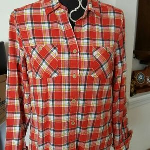Flannel American Eagle button front shirt