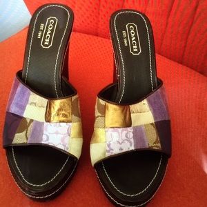 Like new Coach heels ..perfect condition.