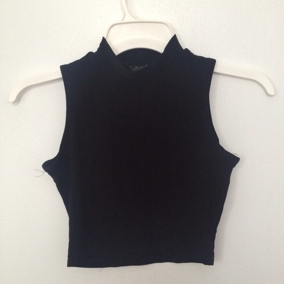 Turtle Neck Crop Top