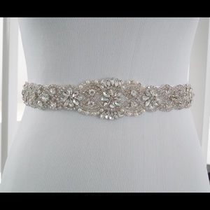 Beautiful rhinestone Crystal & pearl bridal belt