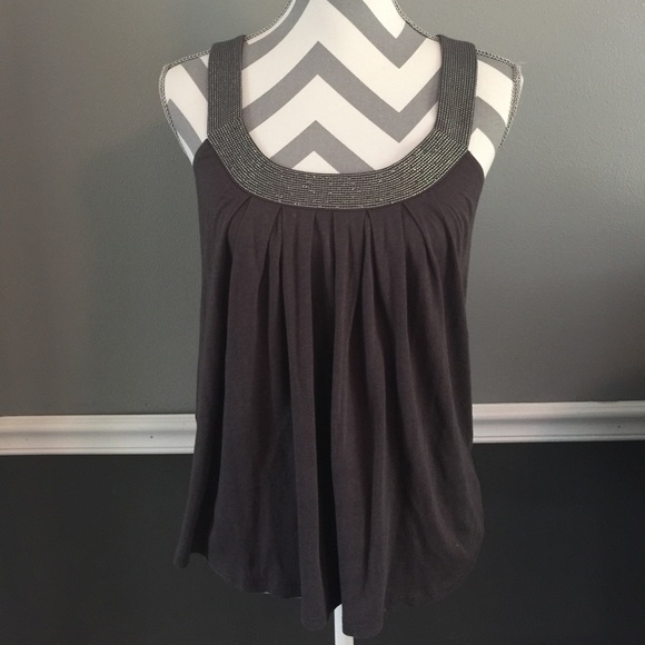 Grey Express Top with sparkle straps - Picture 2 of 5