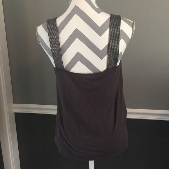 Grey Express Top with sparkle straps - Picture 3 of 5