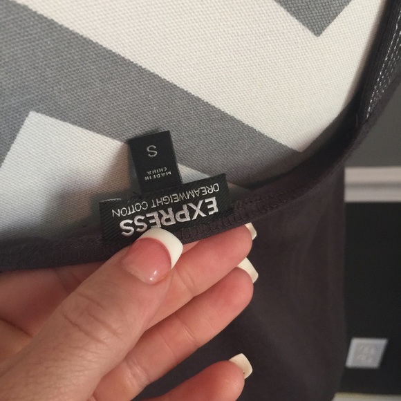 Grey Express Top with sparkle straps - Picture 4 of 5