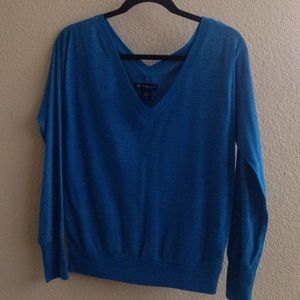 Blue long sleeve American Eagle top