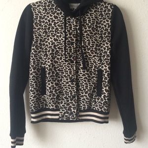 Cheetah Print Varsity Jacket