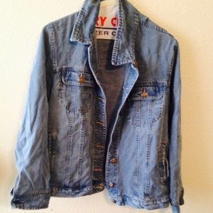 80s oversized denim jacket