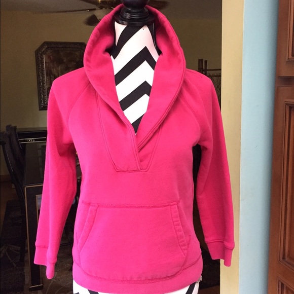 J. Crew pull over pink sweater.