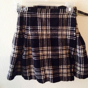 90s plaid clueless skirt