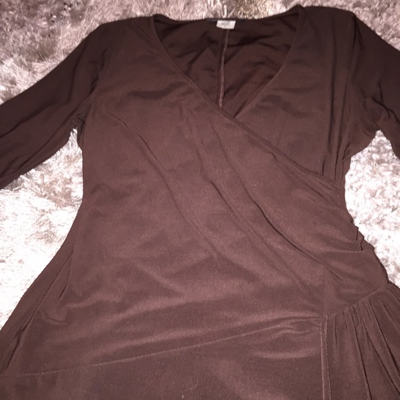 Fabulous Brown Flowy Dress - Picture 4 of 4