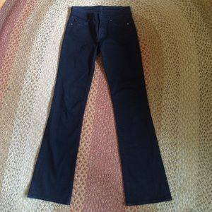 7 For All Mankind black flare leg jeans