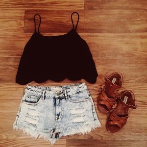 LA: Hearts Crop Top!