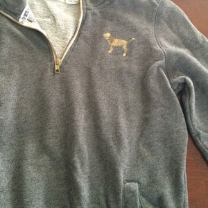 VS pink grey pullover