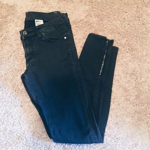 H&M Skinny Jeans With Zippers
