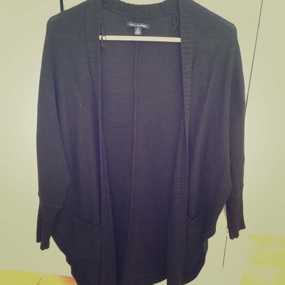 All black American Eagle sweater