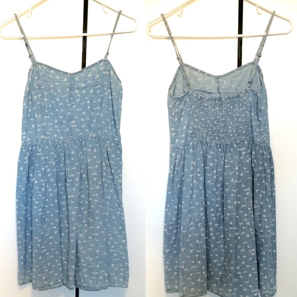 🚫SOLD🚫 Graphic Print Jean Dress