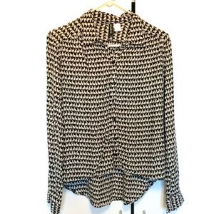 🚫SOLD🚫 Printed Button Down Blouse