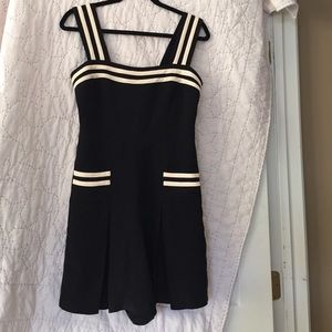 New Betsey Johnson silk sailor girl romper