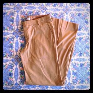 Gap wide leg tan trouser