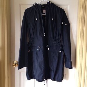Laundry black raincoat size s