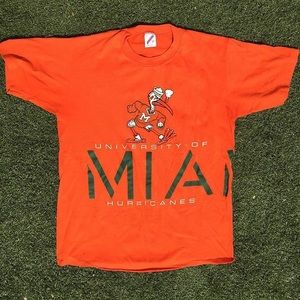 University of Miami T shirt