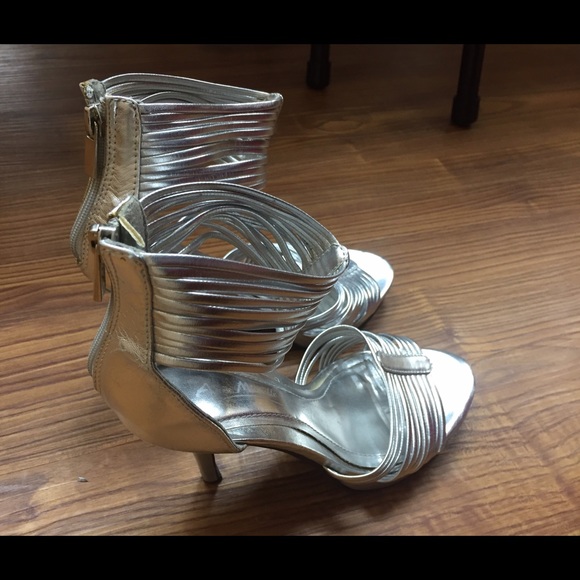 Worn high heels
