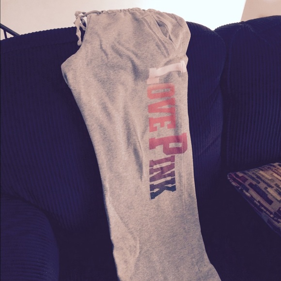 PINK oversized sweat pants