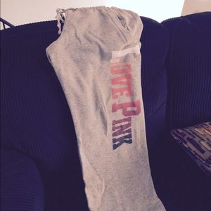 PINK oversized sweat pants