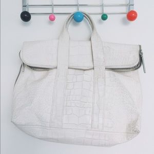 3.1 Phillip Lim 31 hours Crocodile Embossed Bag