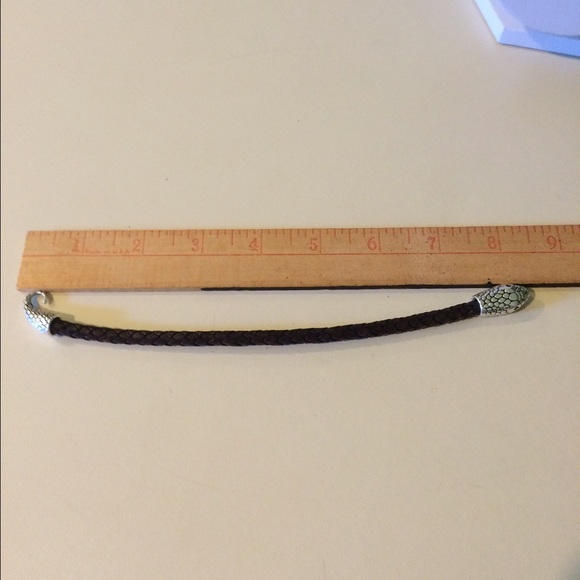 Leather snake bracelet - Picture 3 of 7