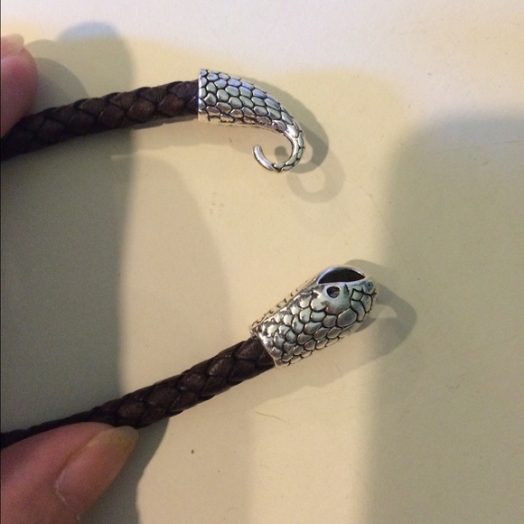 Leather snake bracelet - Picture 5 of 7
