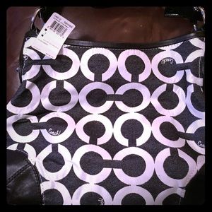 Denim shoulder bag with wallet. Brand new with tag