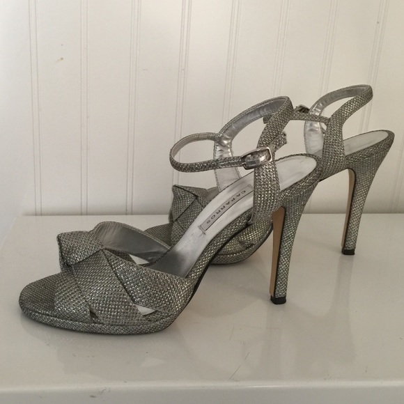 SILVER EVENING SHOES - Picture 3 of 3