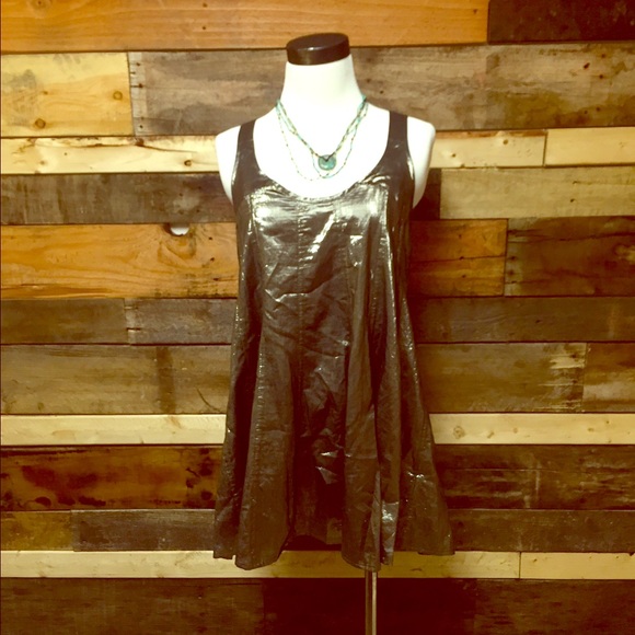 NWT Metallic Urban Outfitters tunic
