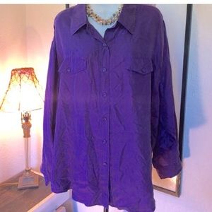 Purple silk size 22