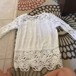 Crochet and knit top