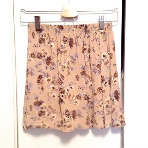 🚫SOLD🚫 Floral Blush Flowy Skirt