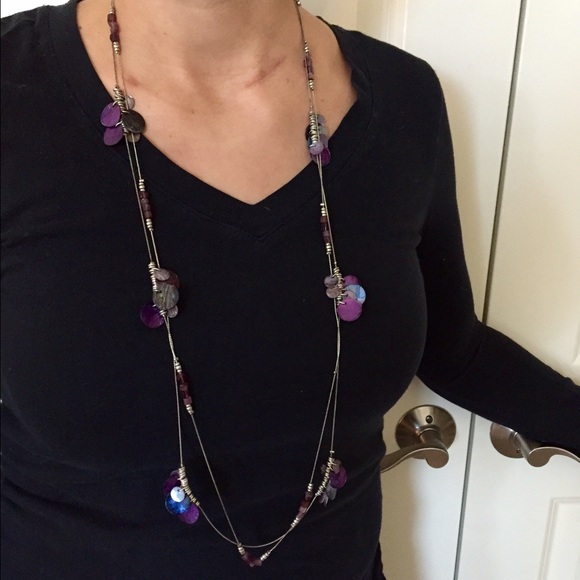 Purple necklace