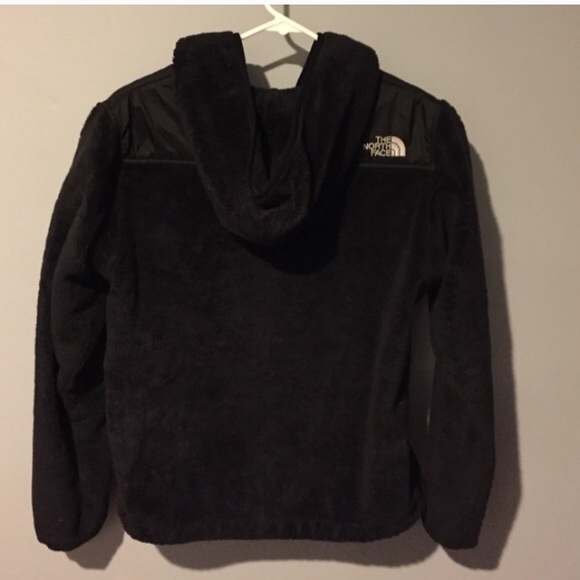 Northface fleece hooded zip up jacket