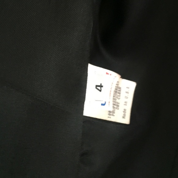 Black pea coat - Picture 3 of 4