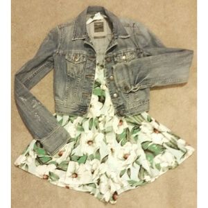Distressed Denim Jacket!